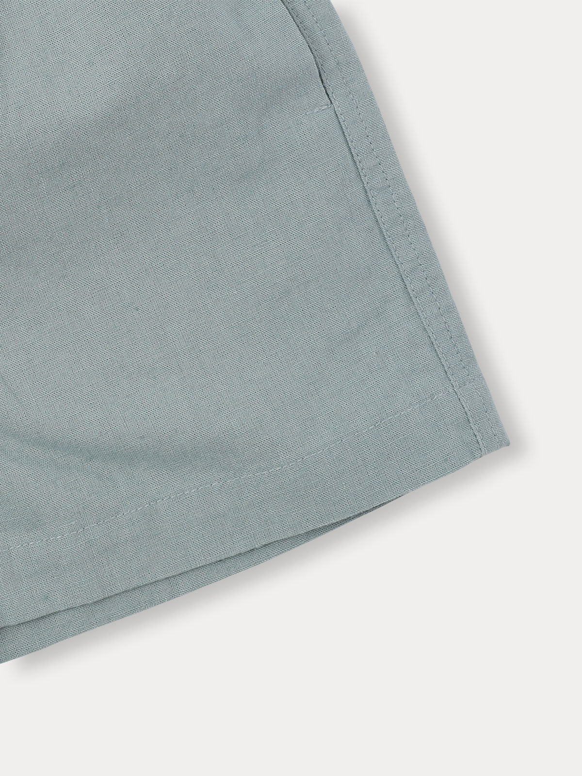 Cotton Linen Half PT - Blue