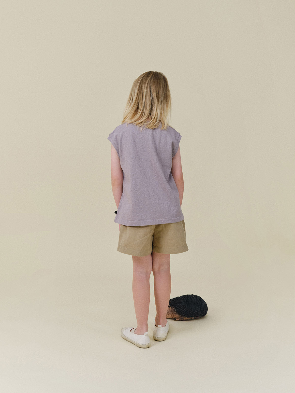 BENebene Pleated Shorts - Beige