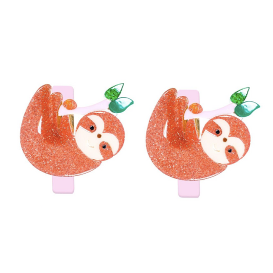 Sloth Alligator Hair Clips