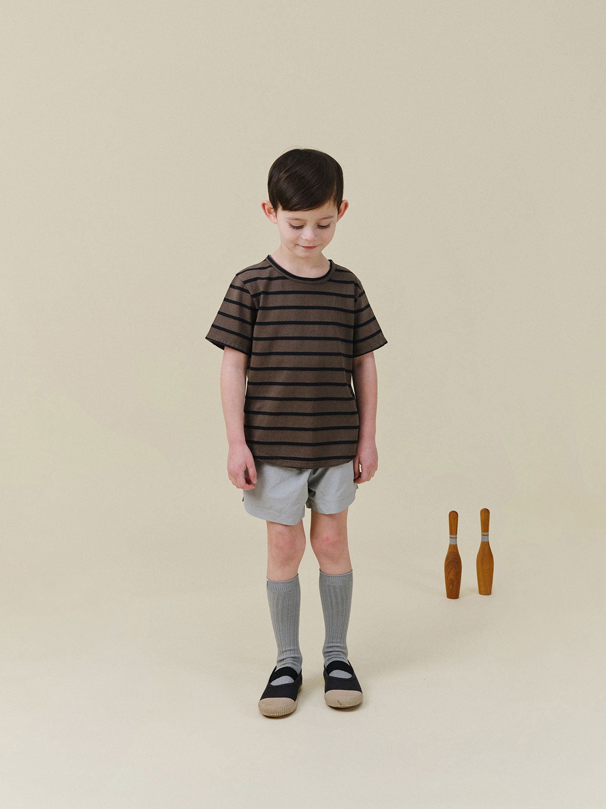 Benie Stripe T - Khaki