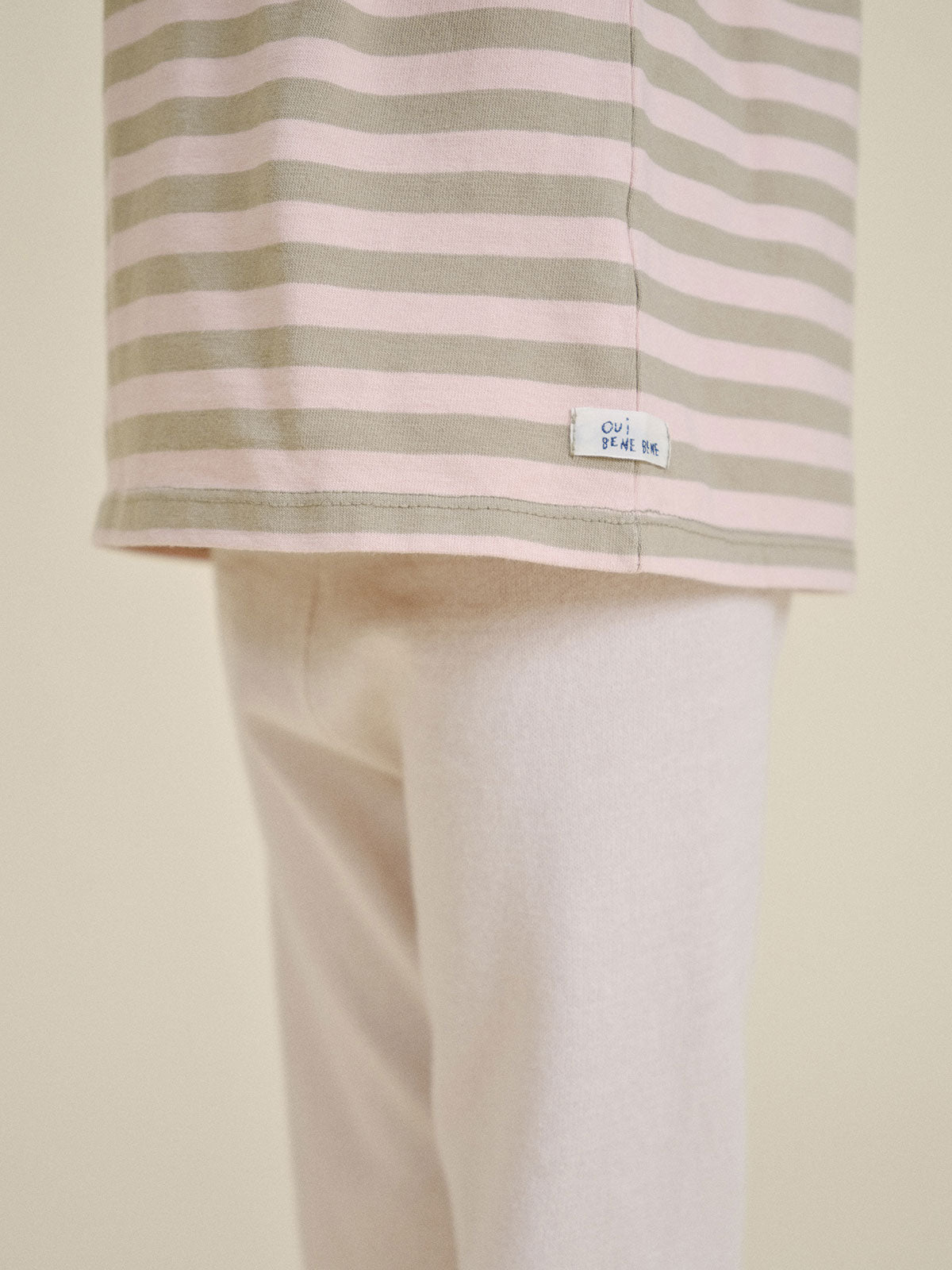 Marine Stripe T-shirt - Pink