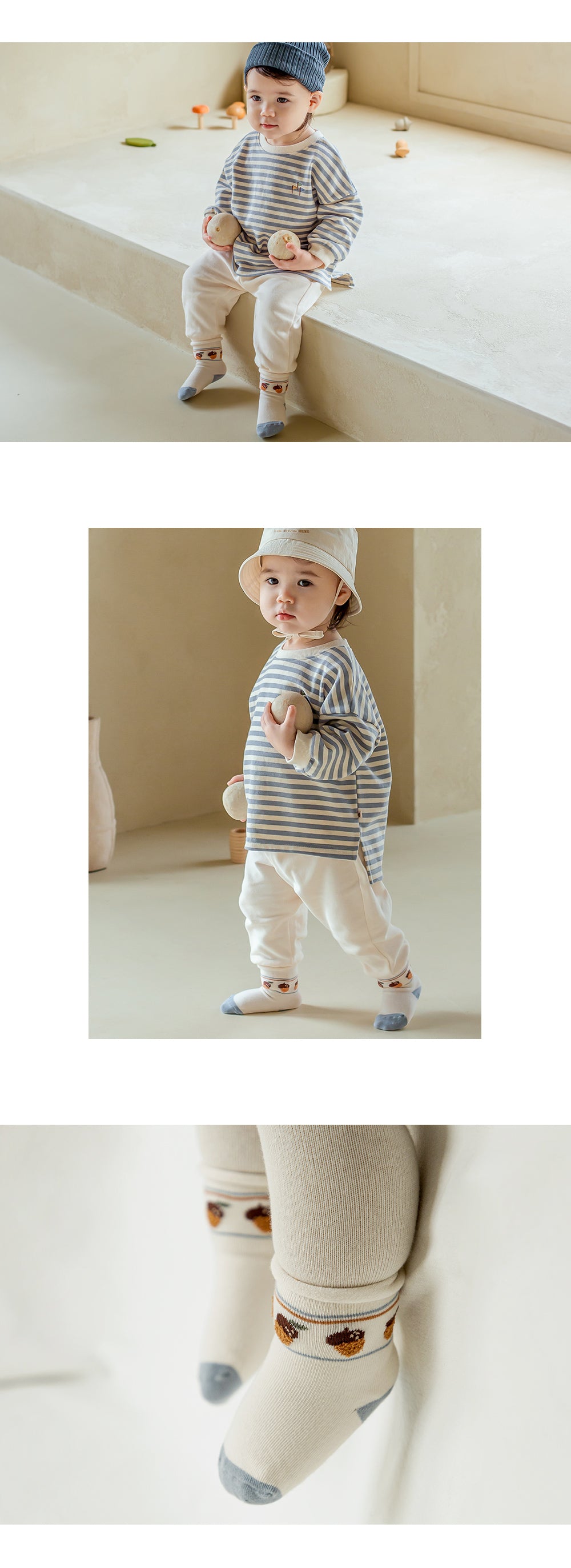 Tibo rolling baby socks