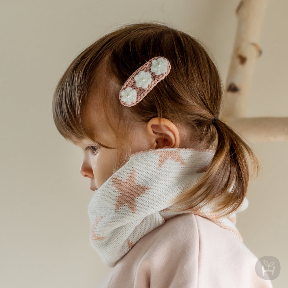 Ruche baby barrettes set