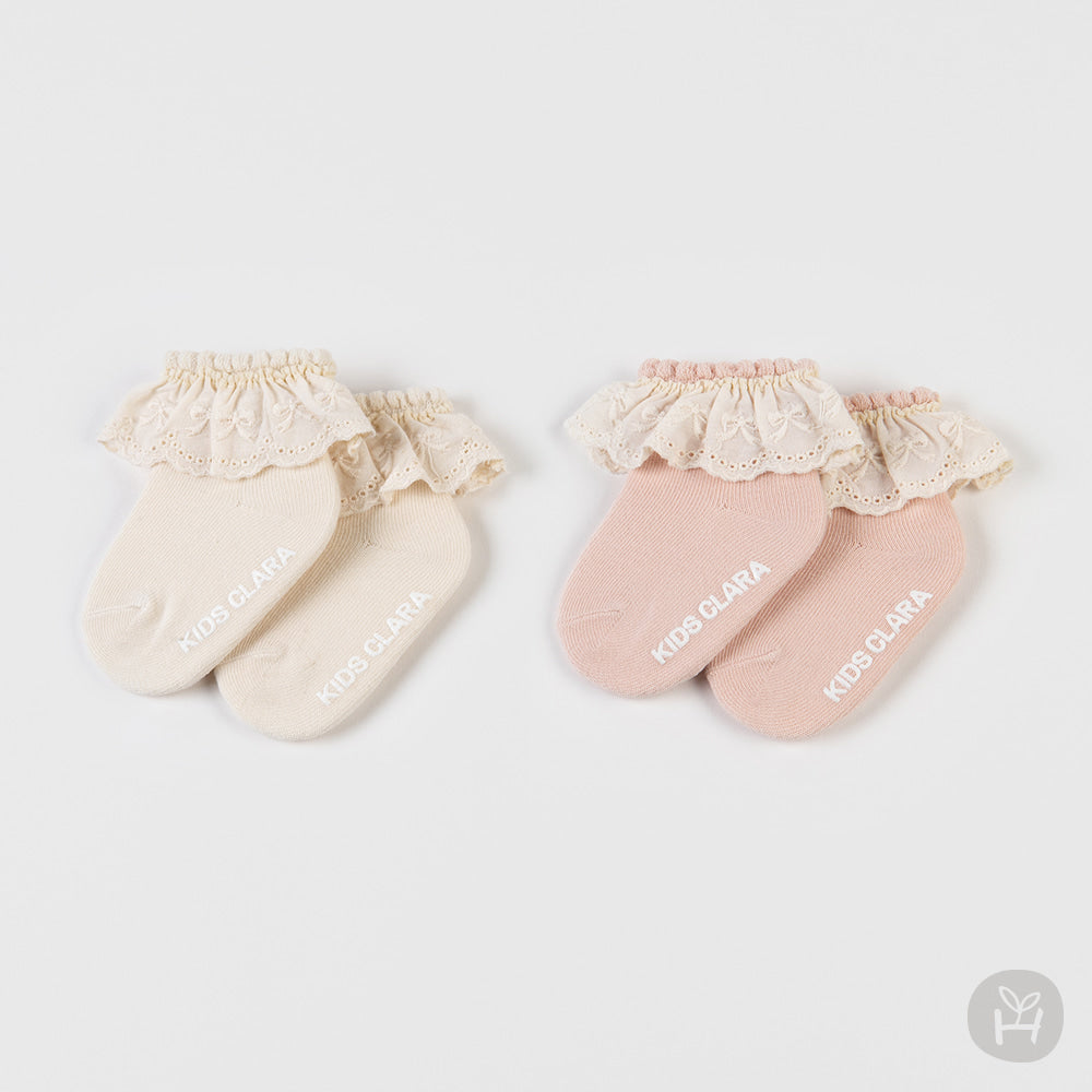 Bella lace baby socks