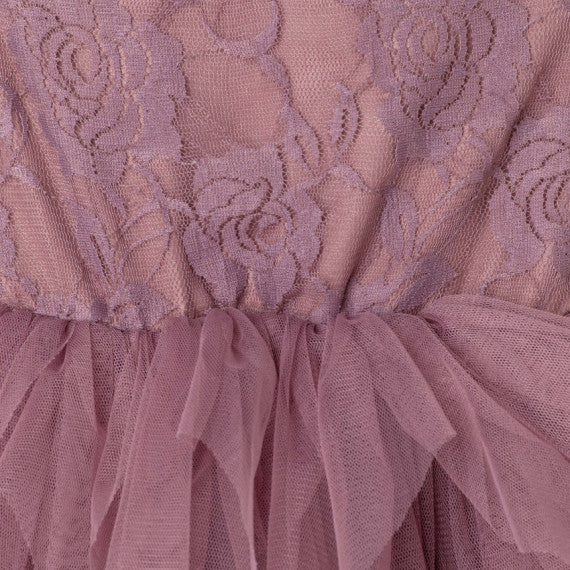 Sophie Lace Bodice Tutu Dress - Truffle