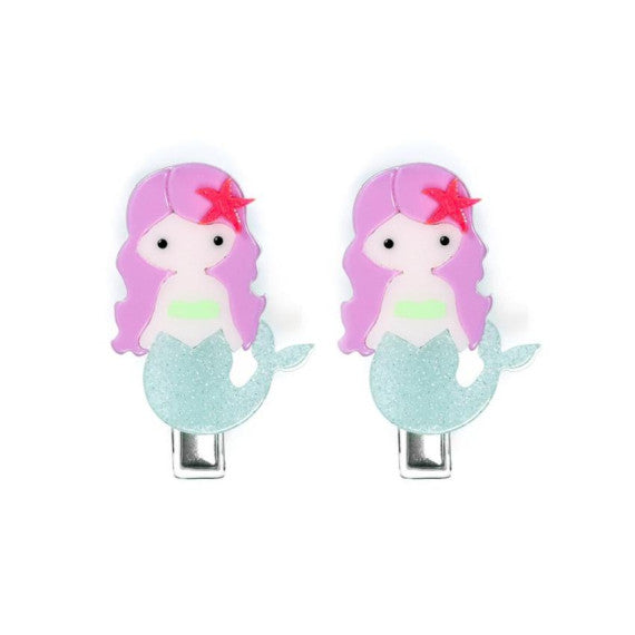 Mermaid Hair Alligator Clip - Light Purple