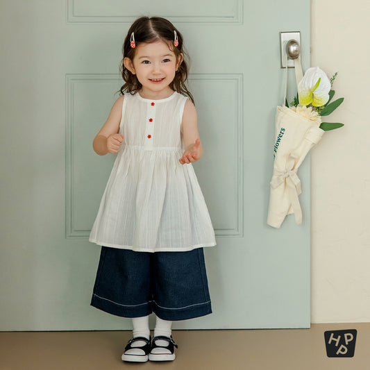 Pita wide denim pants