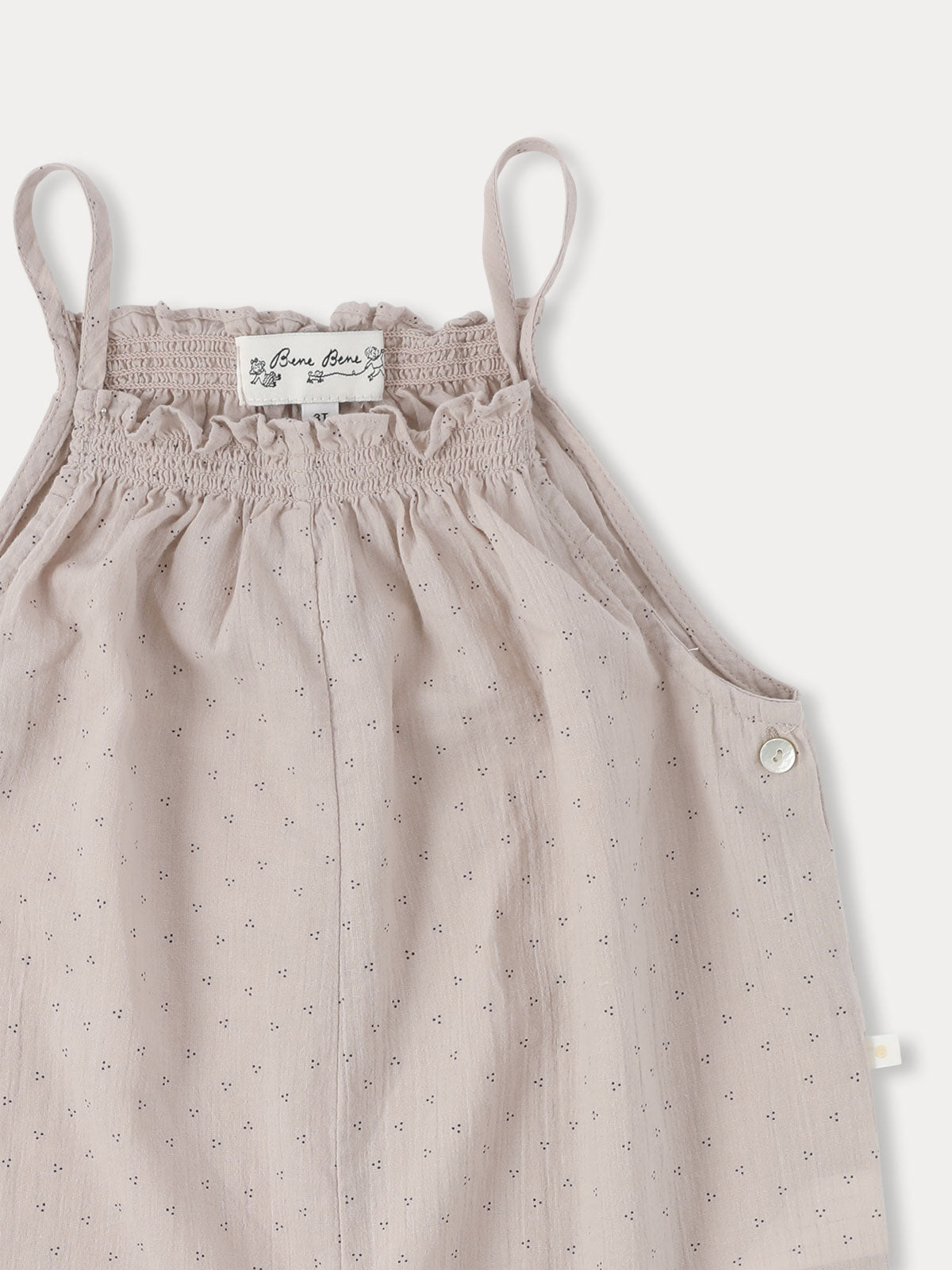 Calm Dot Jumpsuit - Milky cocoa