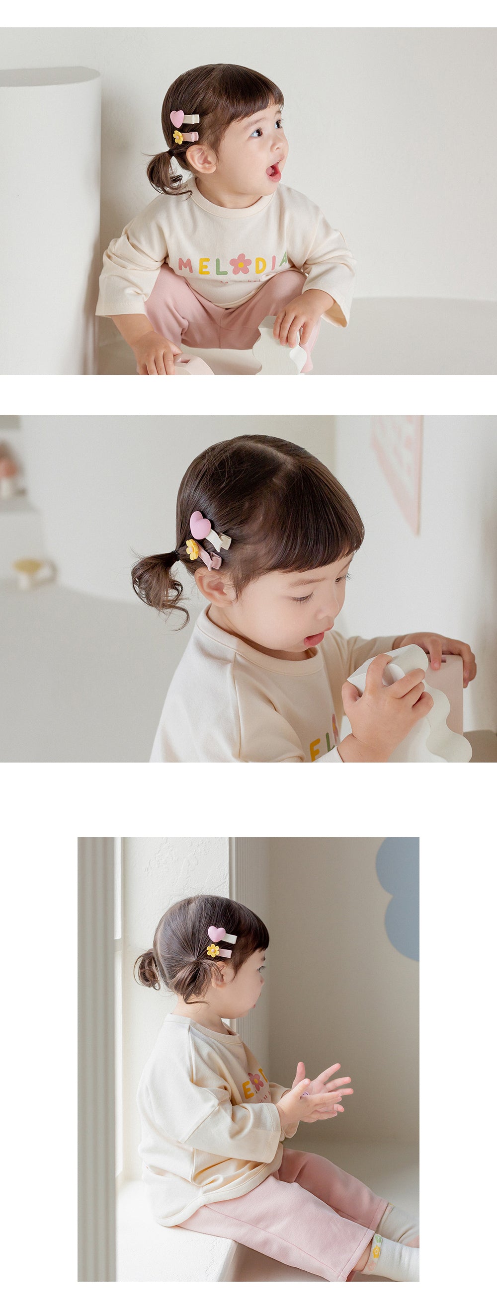 Lizzie mini baby hairpin set