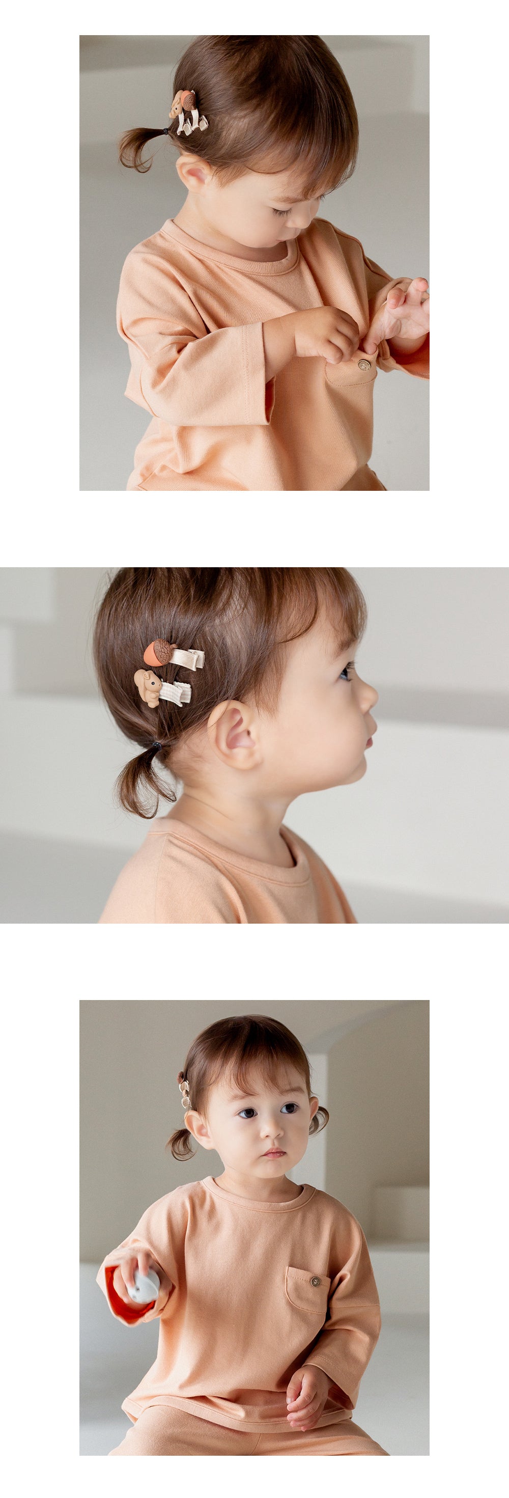 Panut mini baby hairpin set