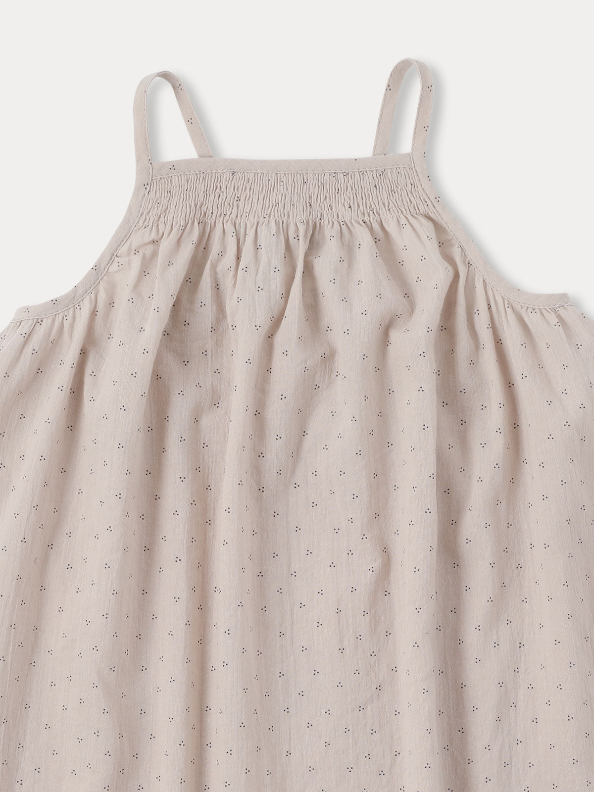 Calm Dot Camisole Dress - Milky cocoa