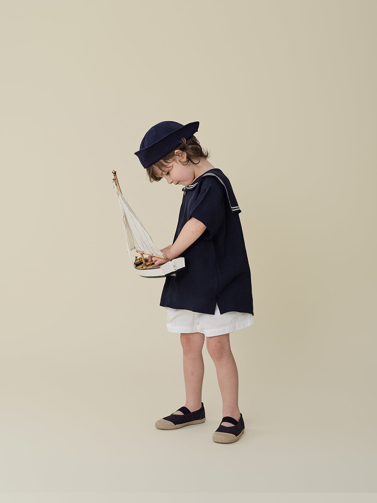 Marine Linen Shirt - Navy