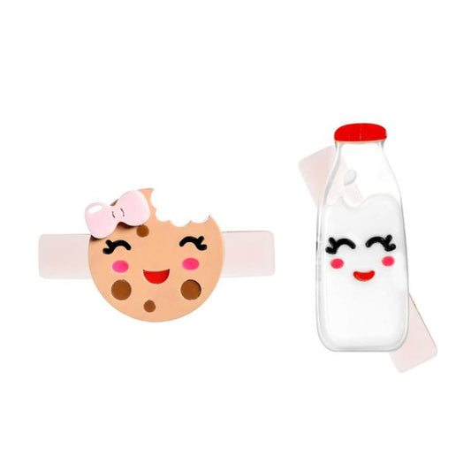 Perfect Pair- Milk + Cookie Alligator Clips