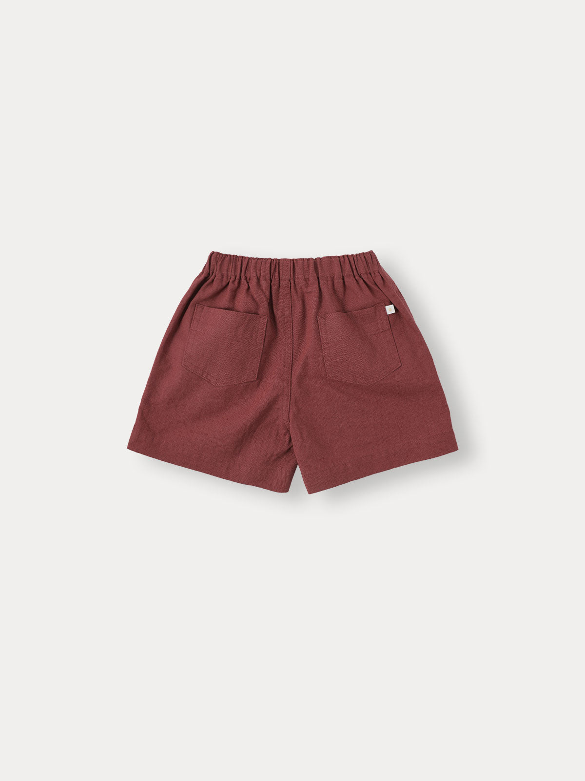 Cotton Linen Half PT - Brick