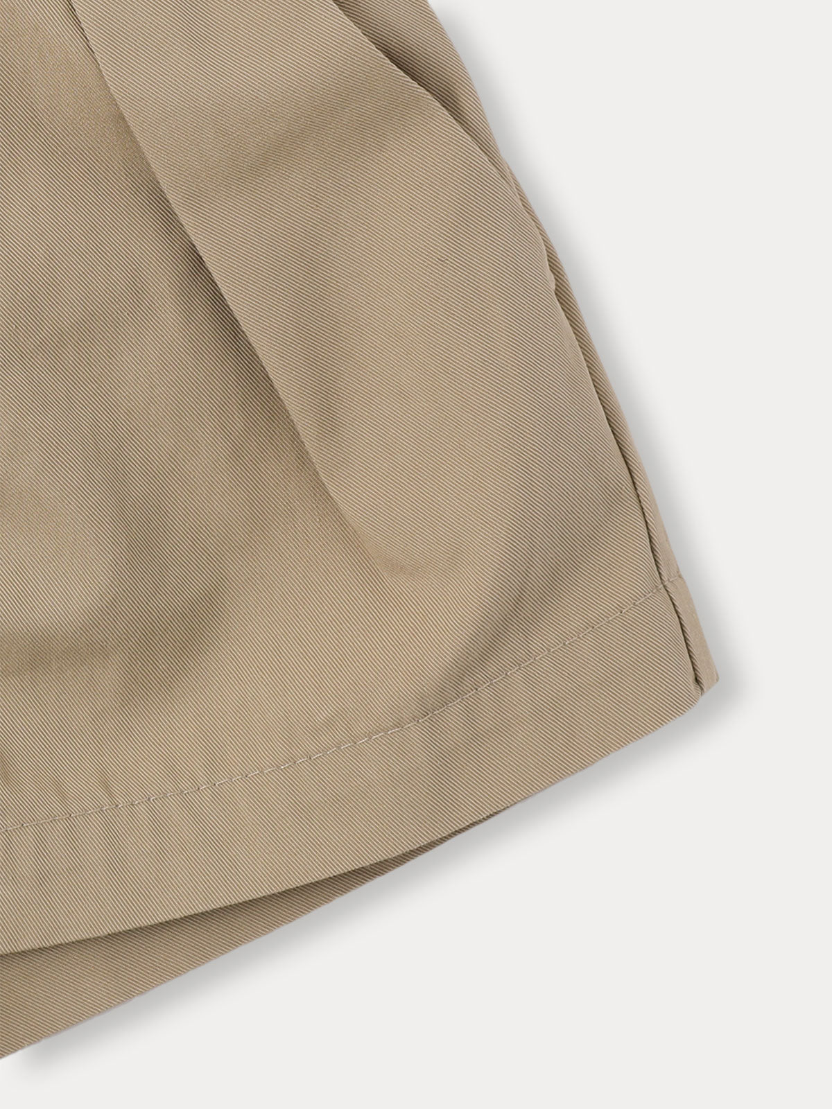 BENebene Pleated Shorts - Beige