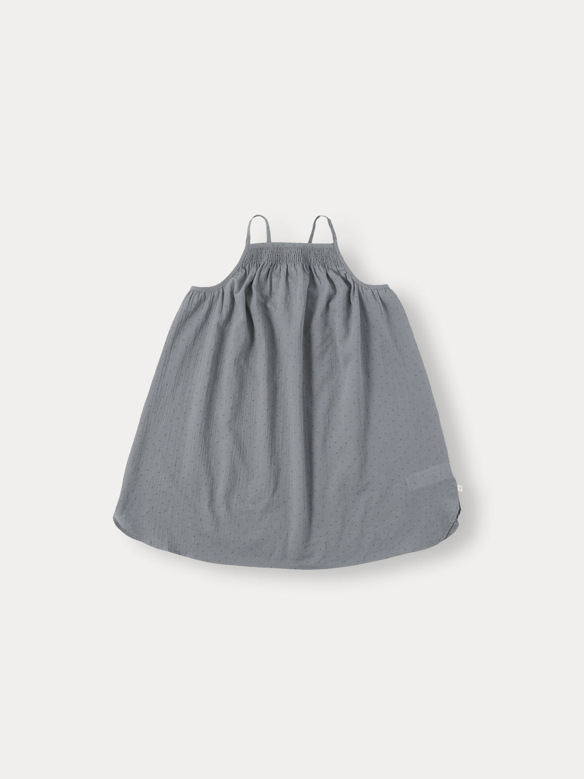 Calm Dot Camisole Dress - Grayish Blue
