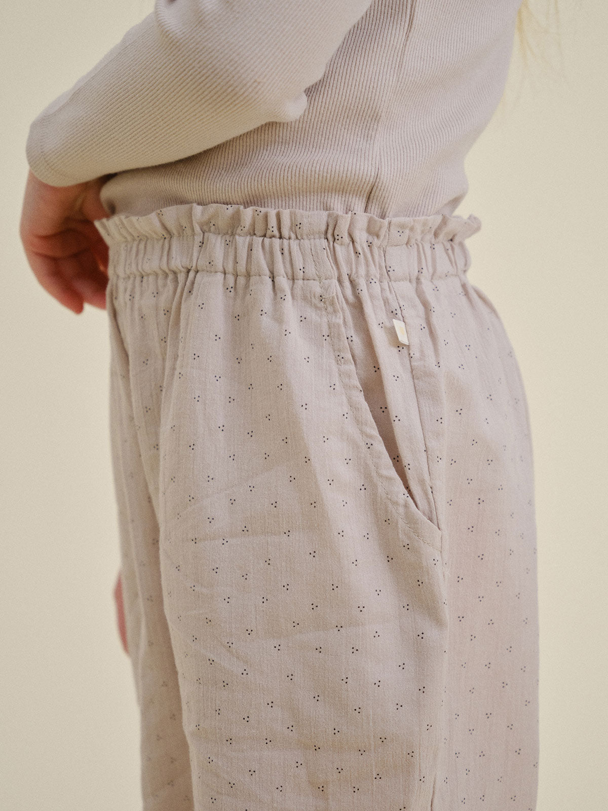 Calm Dot Frill PT - Milky cocoa