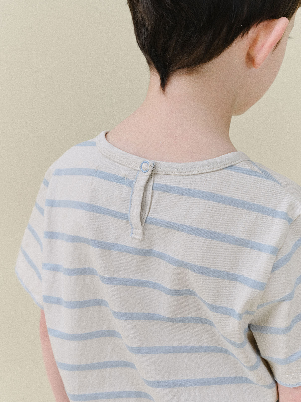 Benie Stripe T - Light Blue