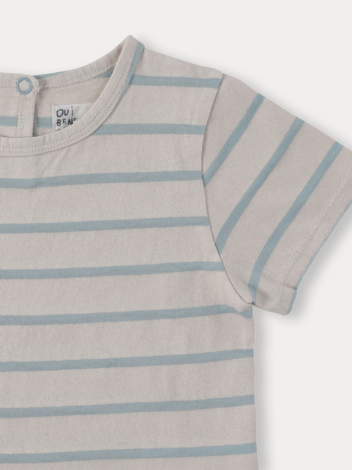 Benie Stripe T - Light Blue