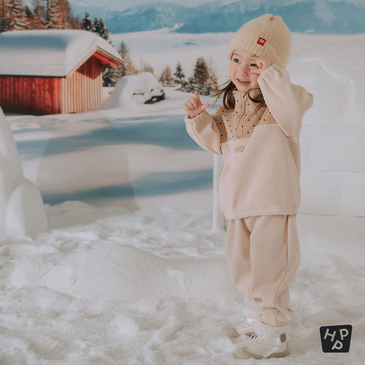 Dats Fleece Lined Baby Top and Bottom Set