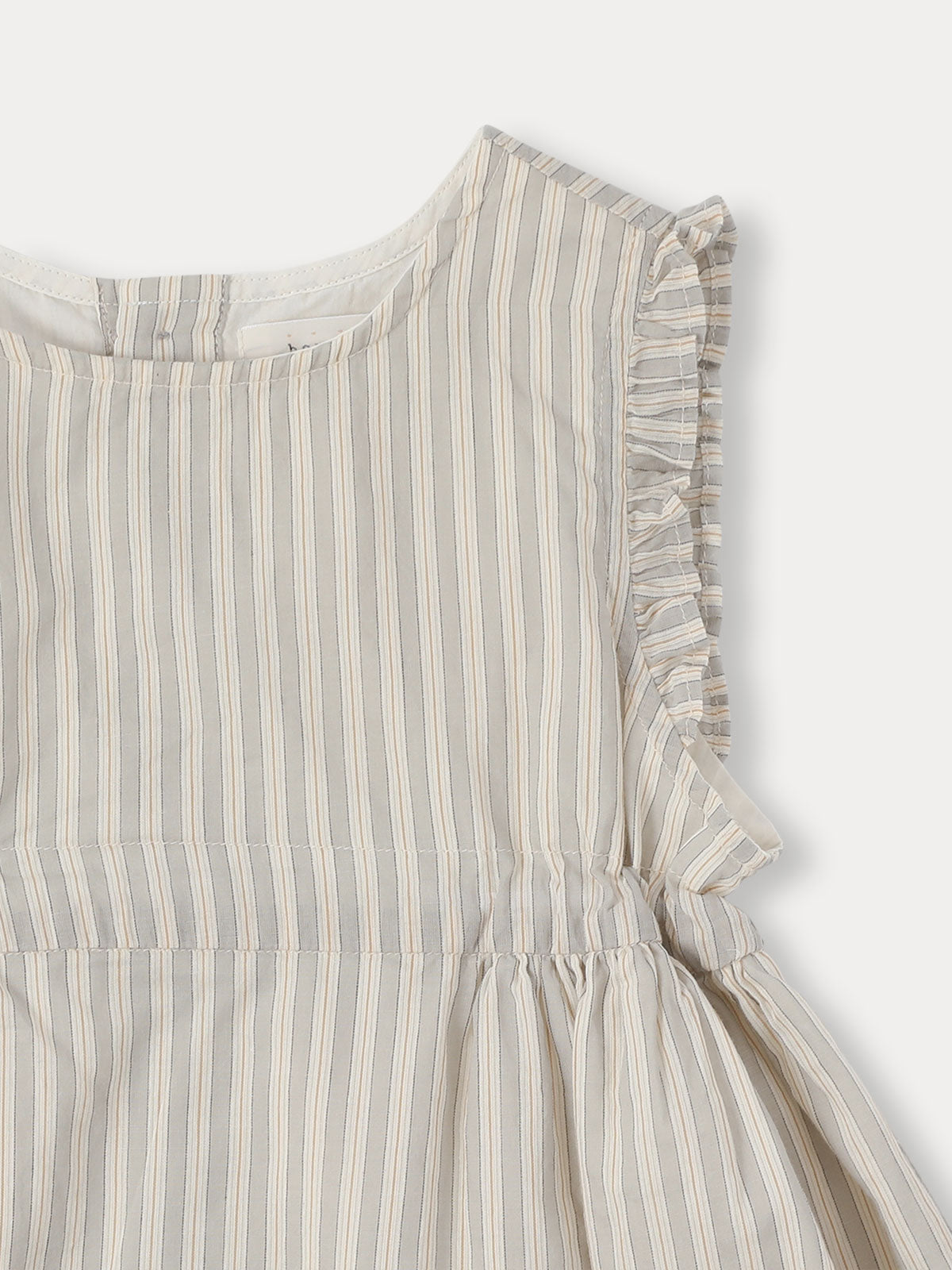 Ian Stripe Dress - Grayish Mint