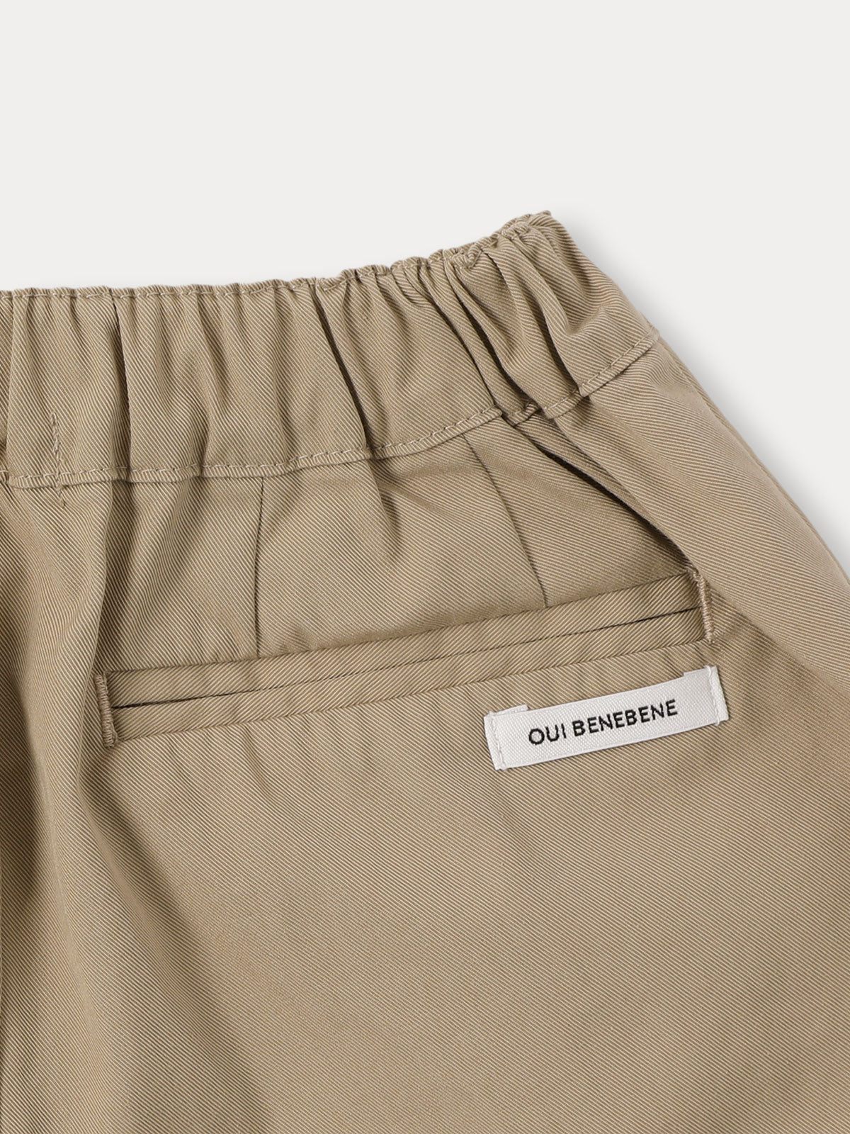 BENebene Pleated Shorts - Beige