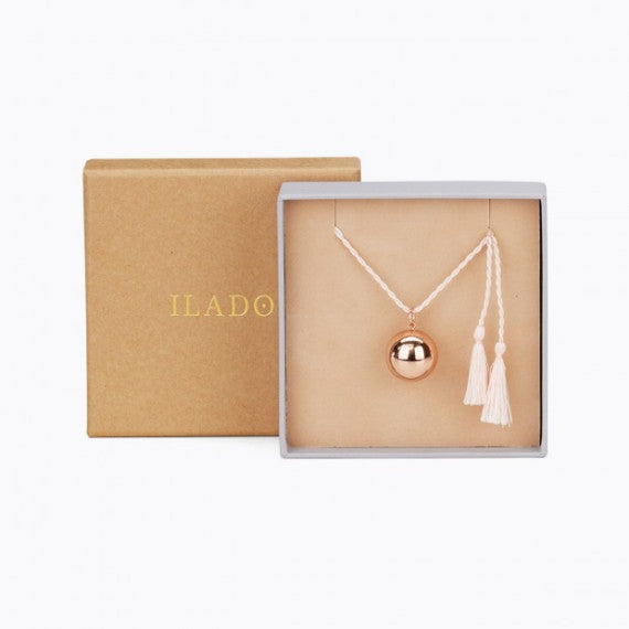 Pregnancy Necklace - Ginkgo Rose Pink