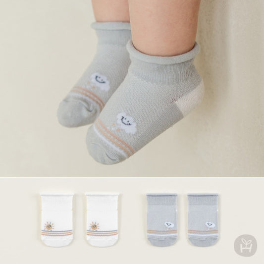 Iris rolling summer baby socks