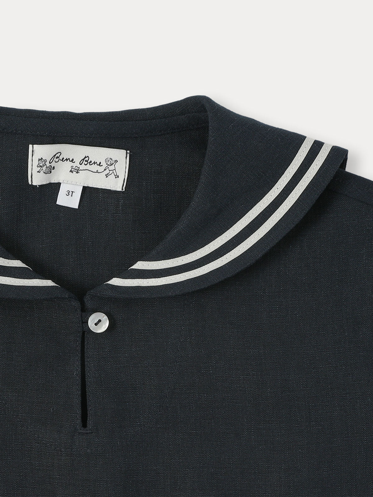 Marine Linen Shirt - Navy