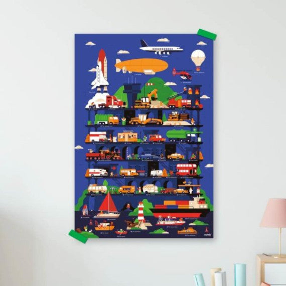 Poppik - Stickers poster Vehicles
