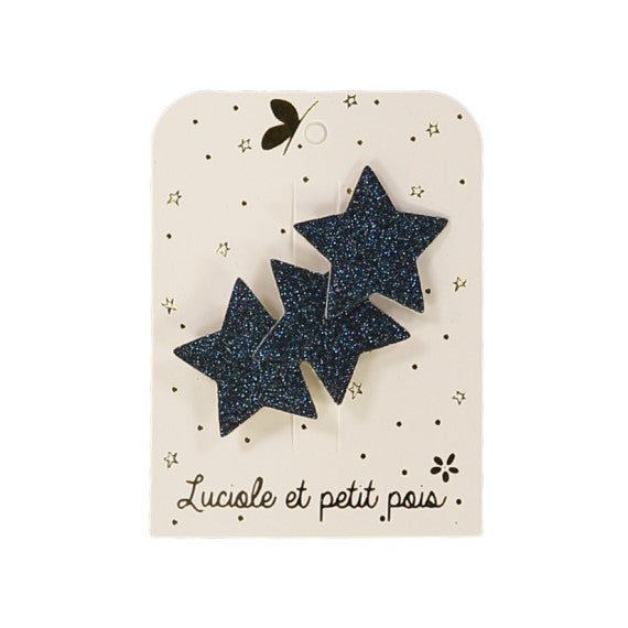 Luciole -Hair Pins - Three glitter star