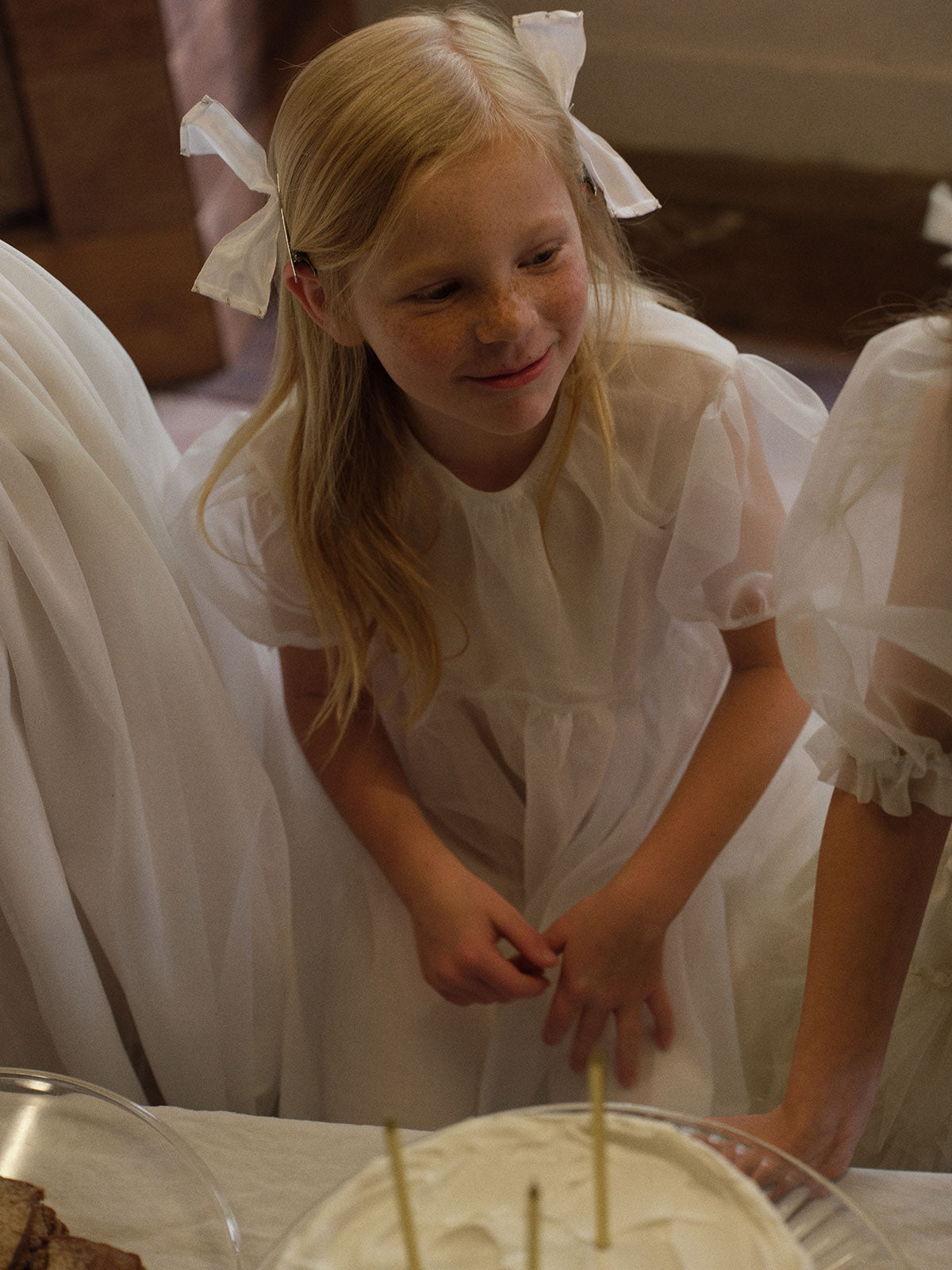 Ella Layered Dress - White