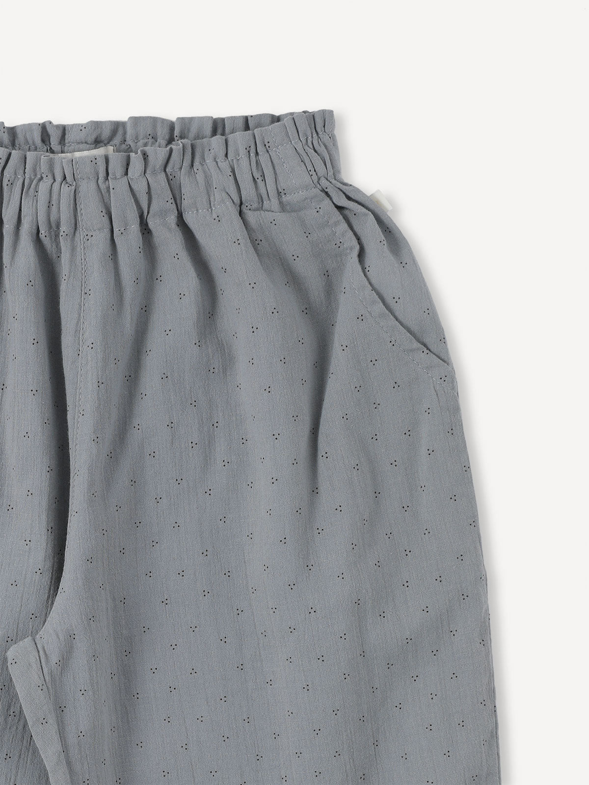 Calm Dot Frill PT - Grayish Blue