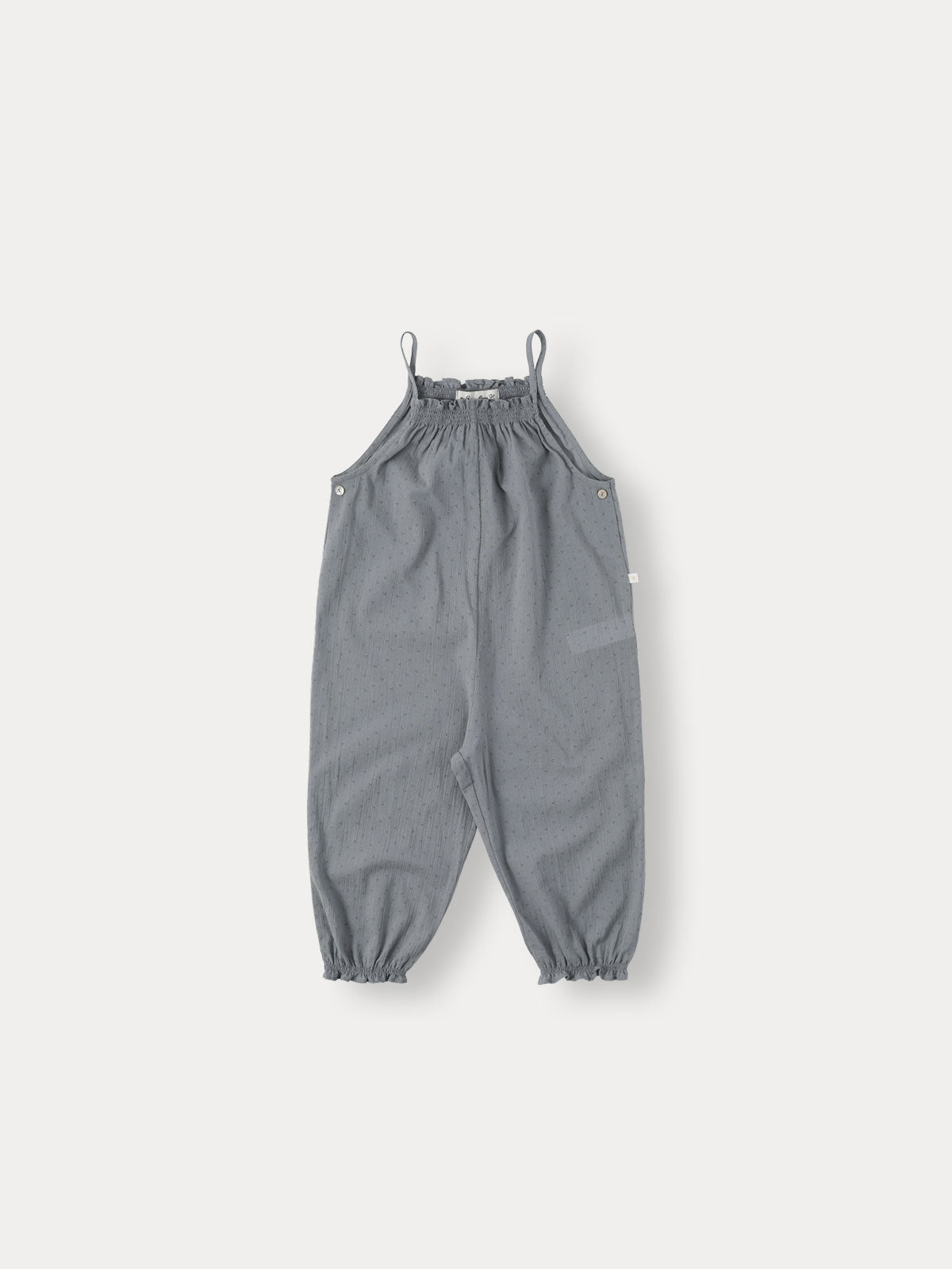 Calm Dot Jumpsuit - Grayish Blue