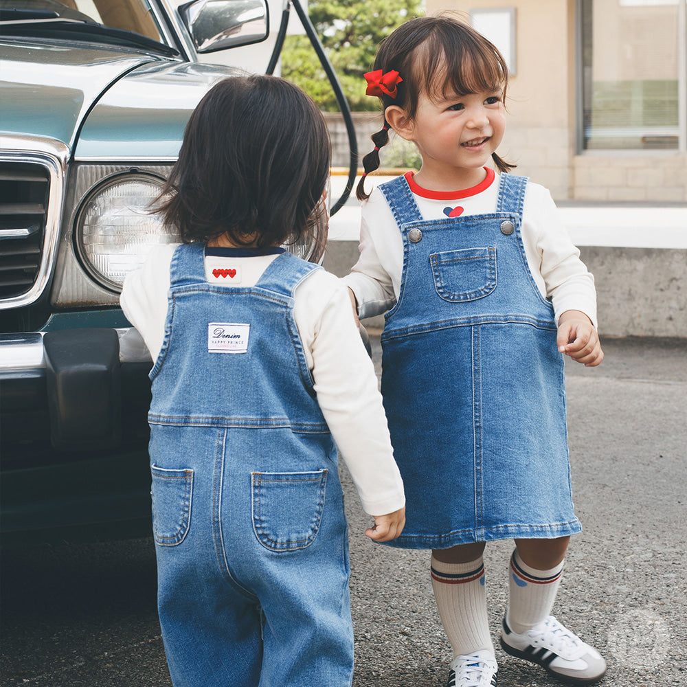 Adore denim baby one-piece