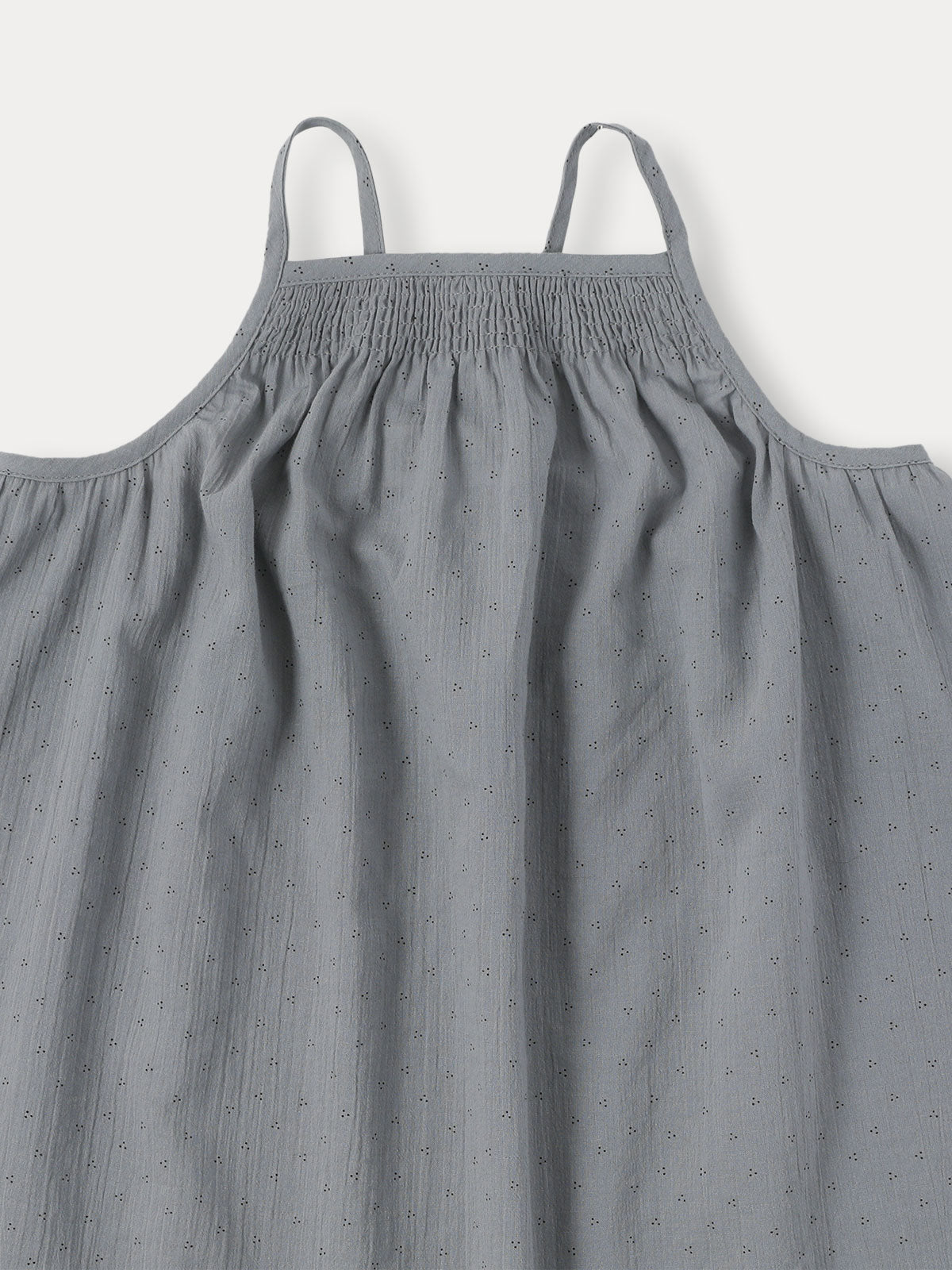 Calm Dot Camisole Dress - Grayish Blue