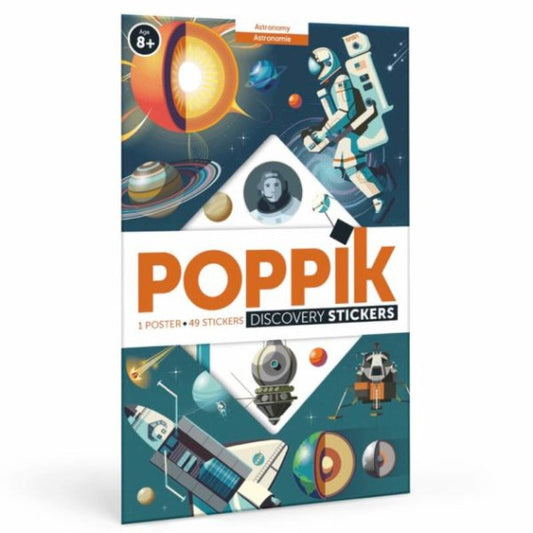 Poppik - Stickers poster - ASTRONOMY