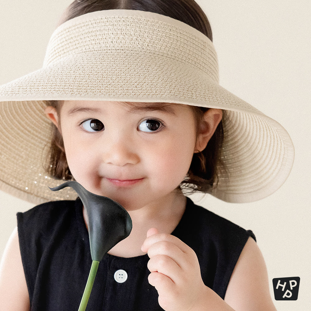 Lanua wide straw sun cap