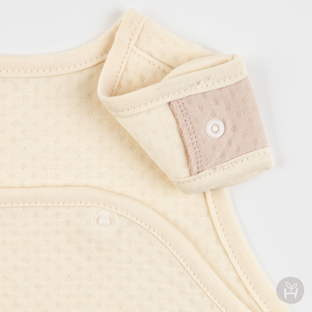 Bao Bamboo Baby Sleeping Vest_Cream