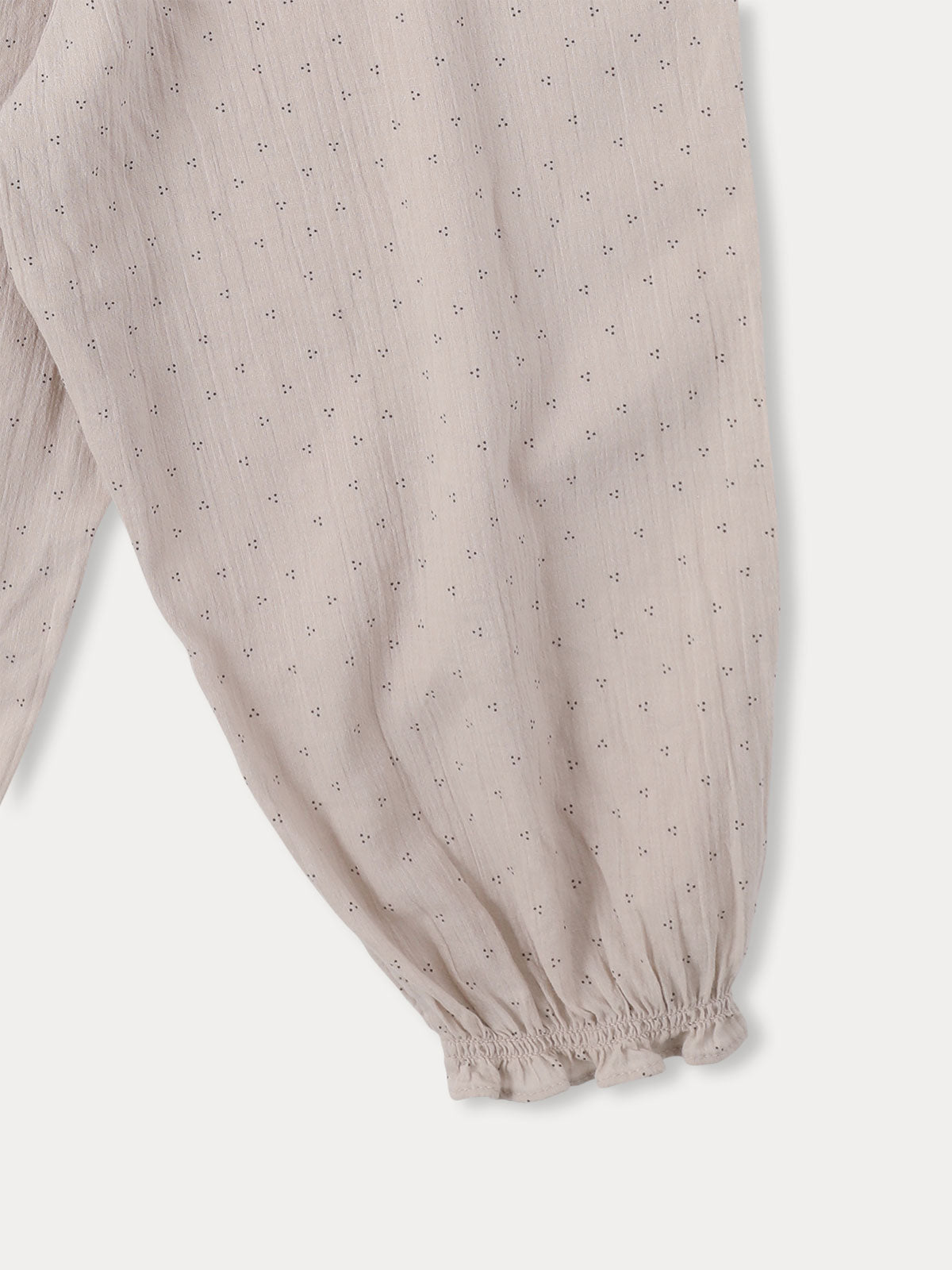 Calm Dot Jumpsuit - Milky cocoa