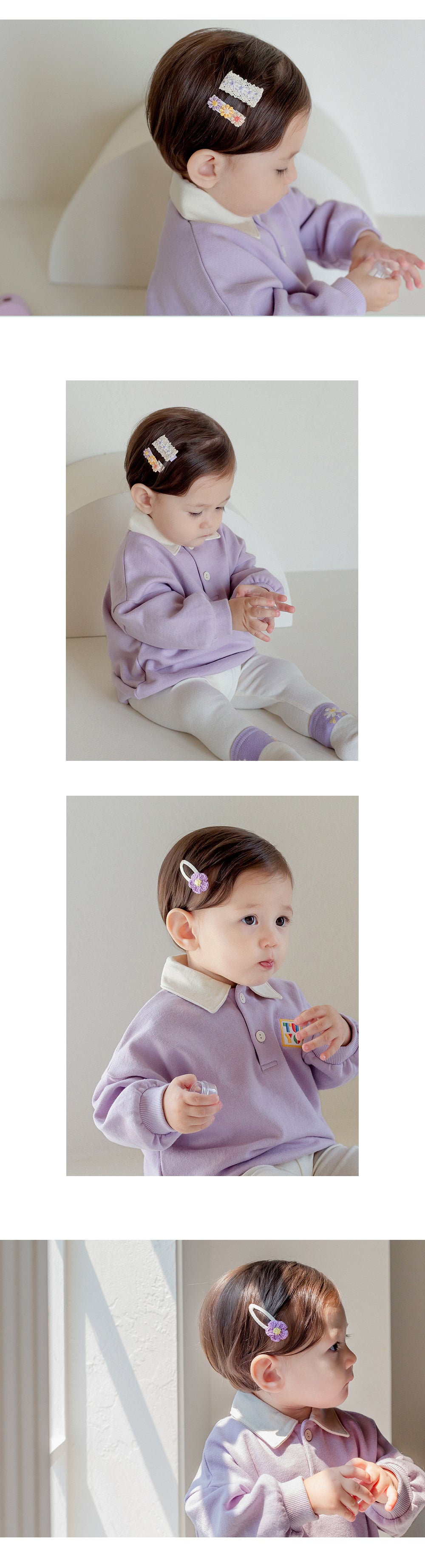 Romini baby barrettes set