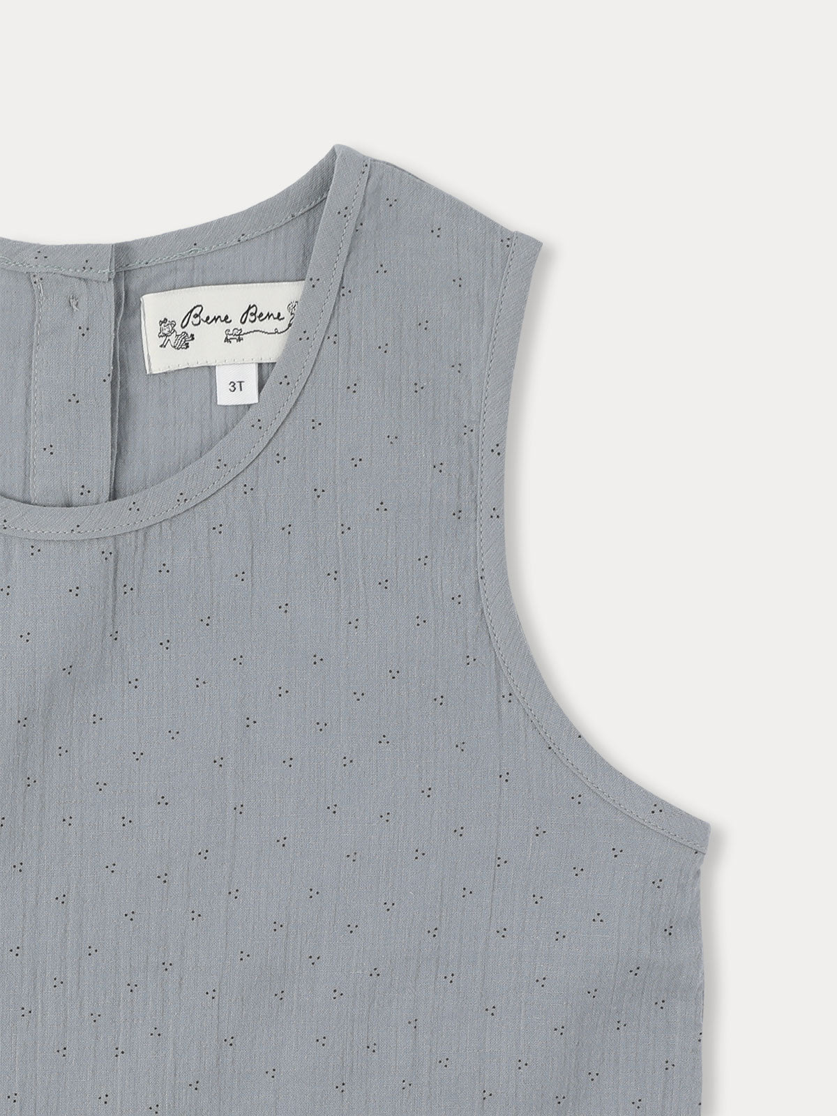 Calm Dot Twin Set - Grayish Blue