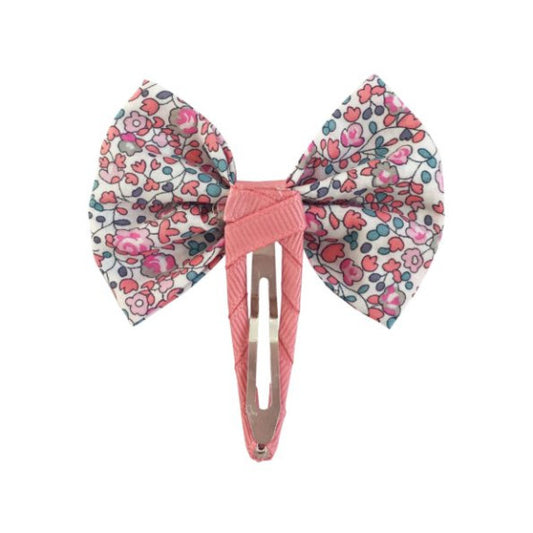 Small Bowtie Bow on Snap Clip - Liberty Eloise C/160