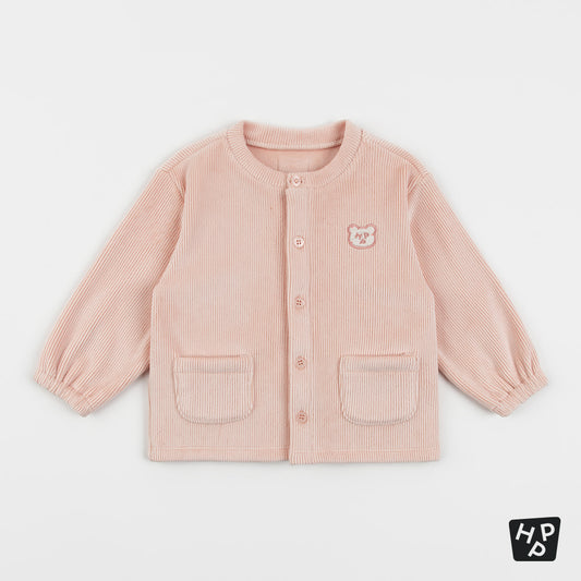 Hug double velour cardigan