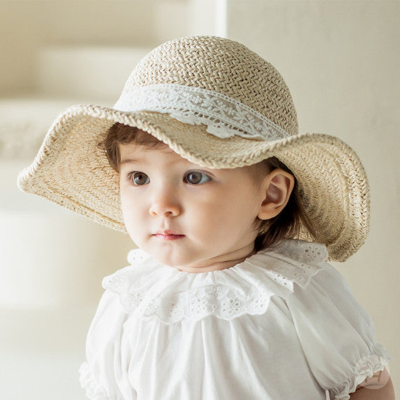 Becky Baby Straw Sun Hat