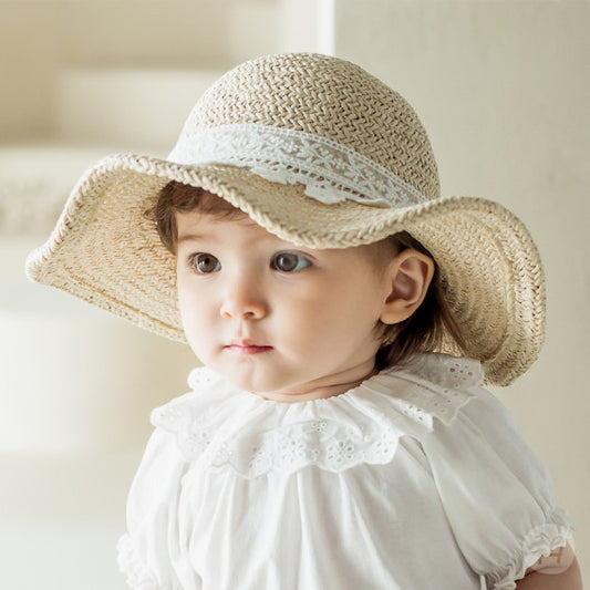 Becky Baby Straw Sun Hat