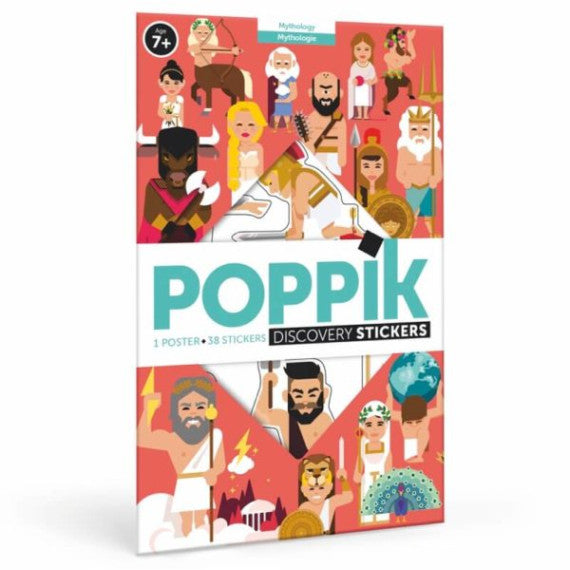 Poppik - Stickers poster - MYTHOLOGY