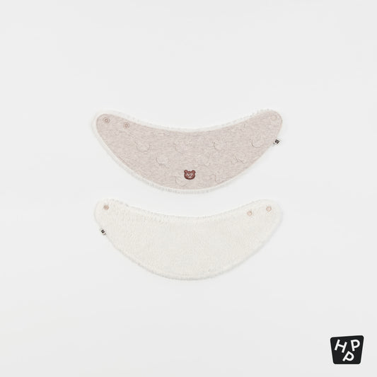 Arty Snow Baby Banana Bib