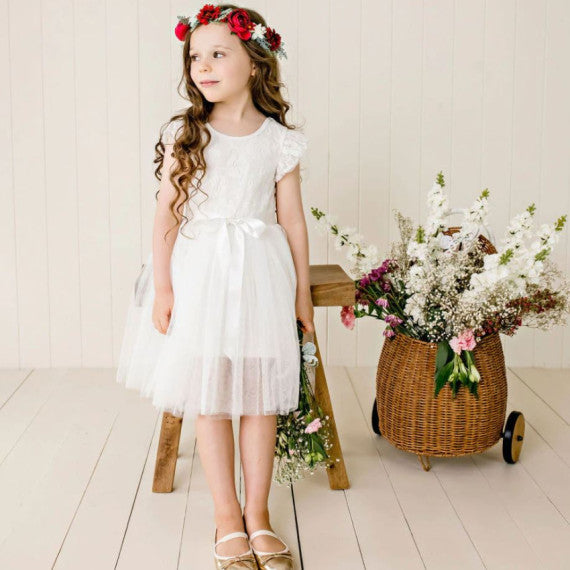 Libby Lace S/S Tutu Dress