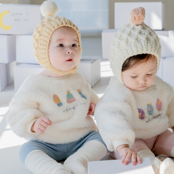 Acer fleece baby top and bottom clothes